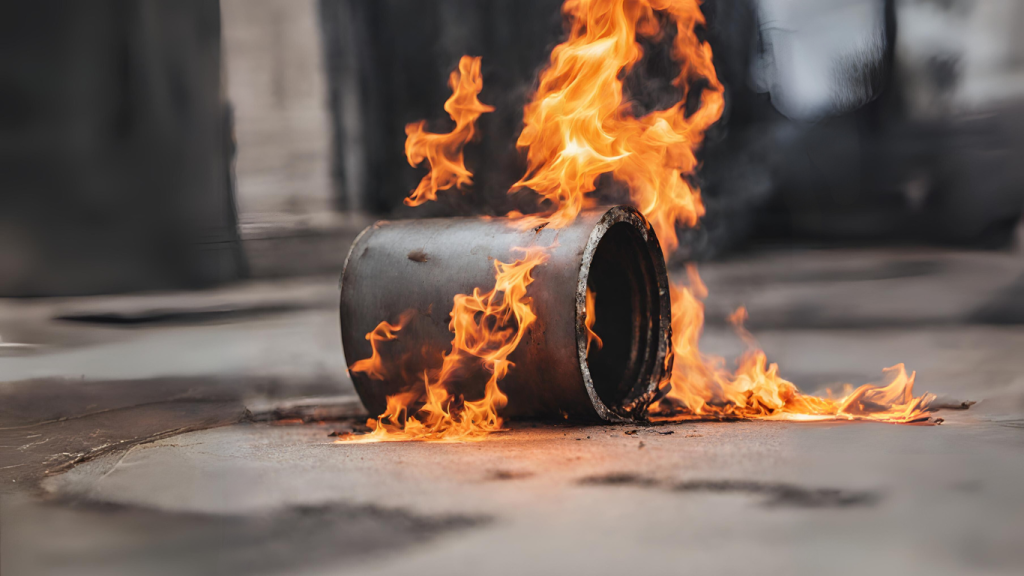 tipo Fuego Clase D: Metales Combustibles