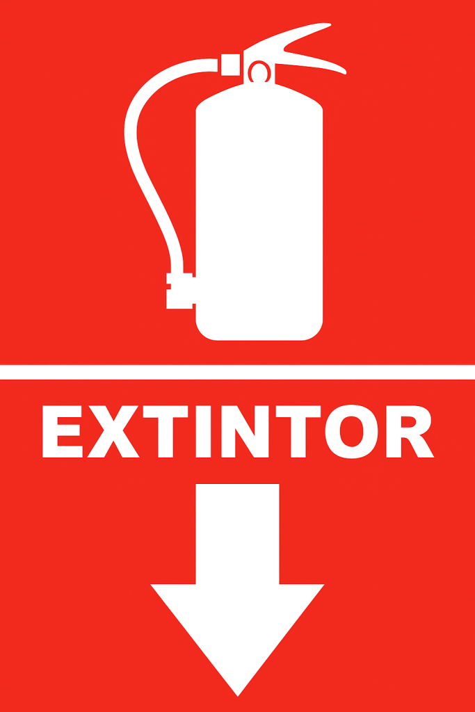 Señales de ubicación de extintores